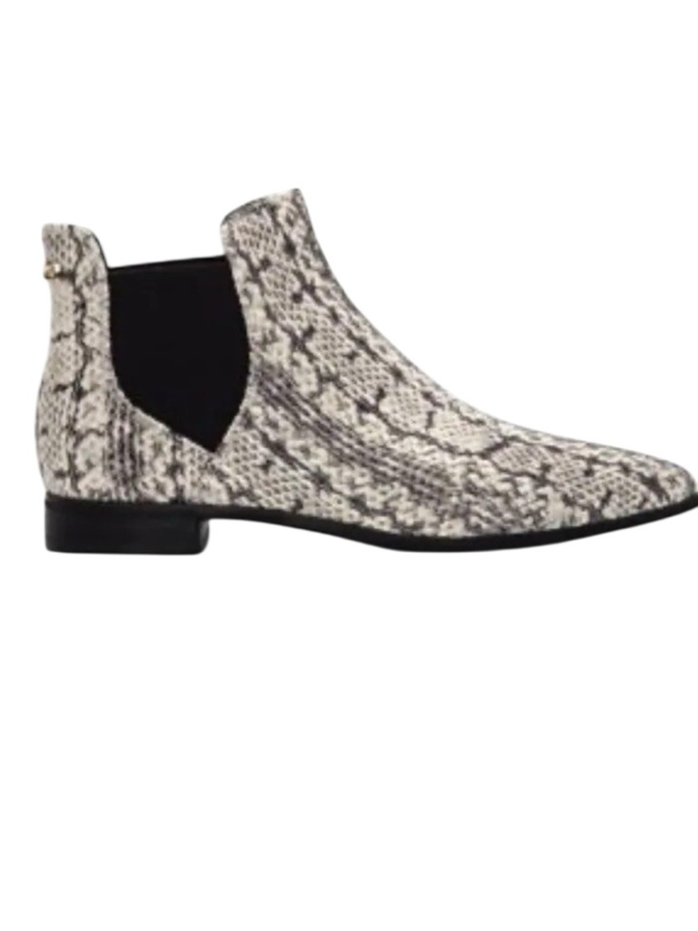 Cole Haan Women's Hara Pointed Toe Stretch Booties snakeskin size 7B